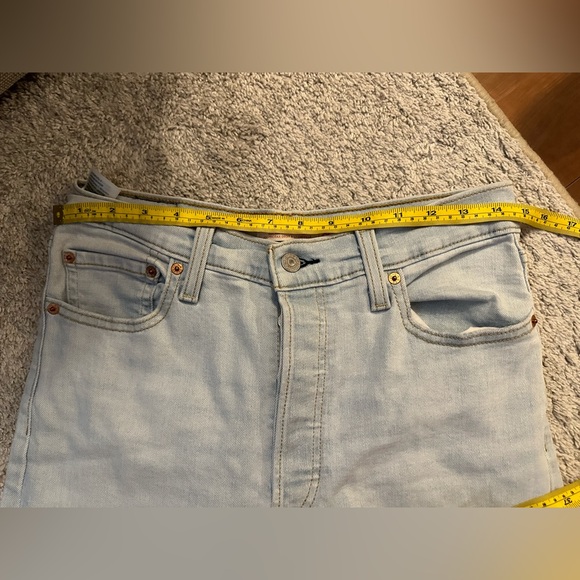 Levi’s Denim Jeans - Women’s Ribcage Straight Ankle Jeans - Size 29 - Light Blue - Picture 9 of 13